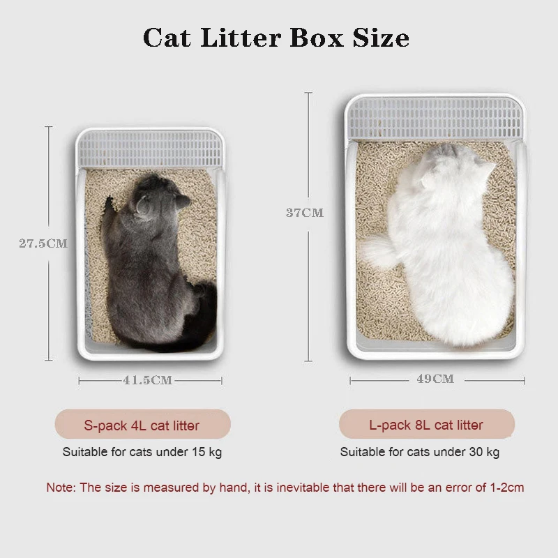 Большой контейнер для кошачьего туалета котята песочный бокс обучения фекалий