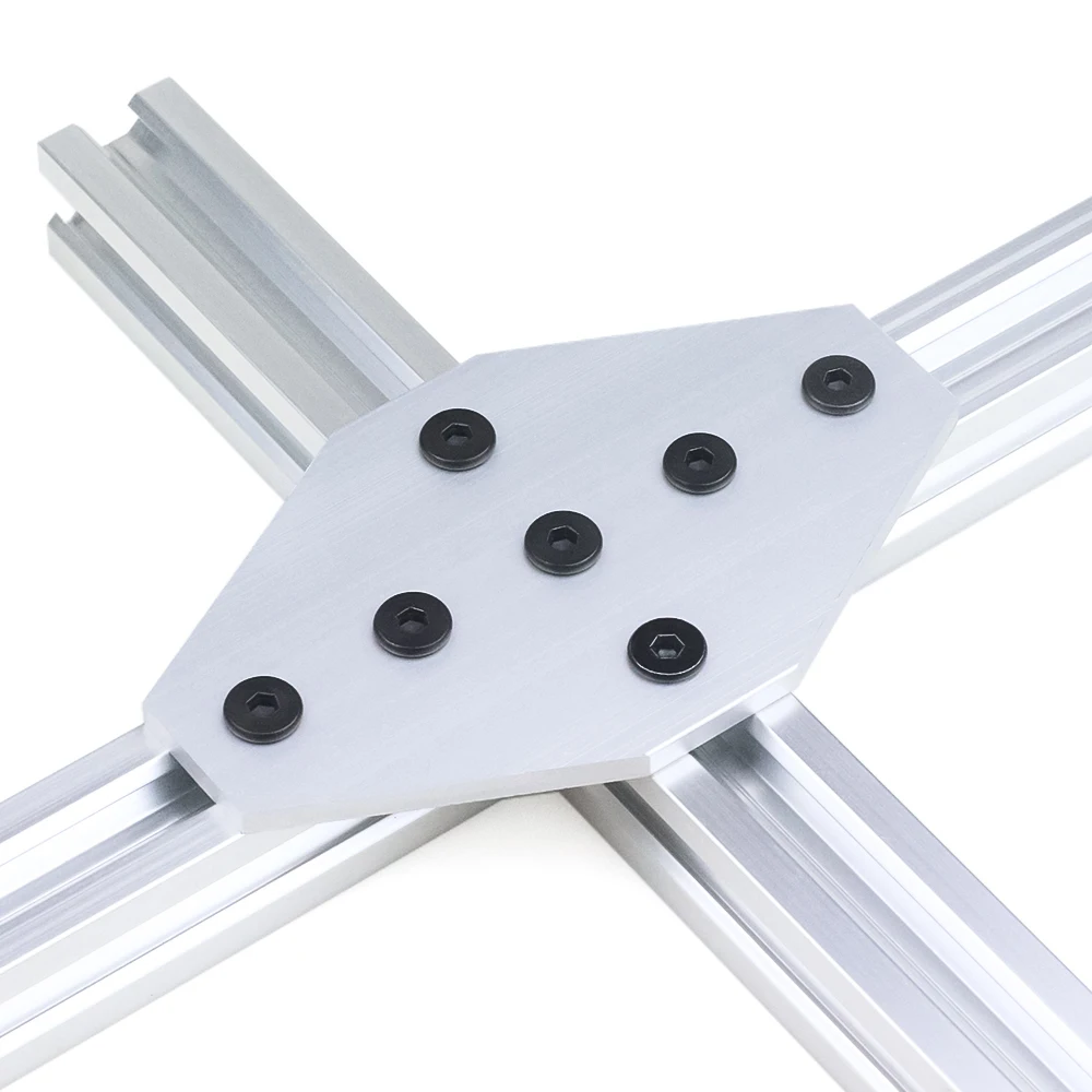 Openbuilds крестообразная пластина с 7 отверстиями для аксессуаров алюминиевого