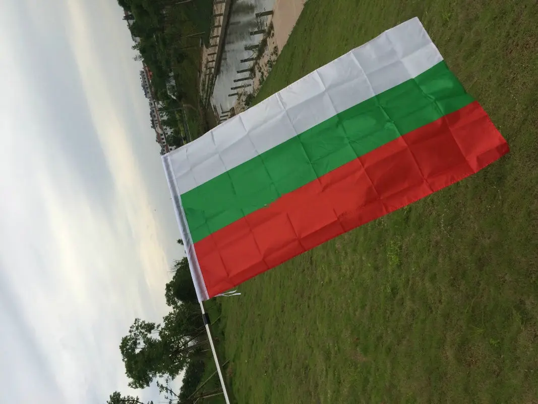 Флаг Болгарии BG BGR 90X150 см полиэстер Европа ЕС белый зеленый красный болгарский национальный флаг для декорации.