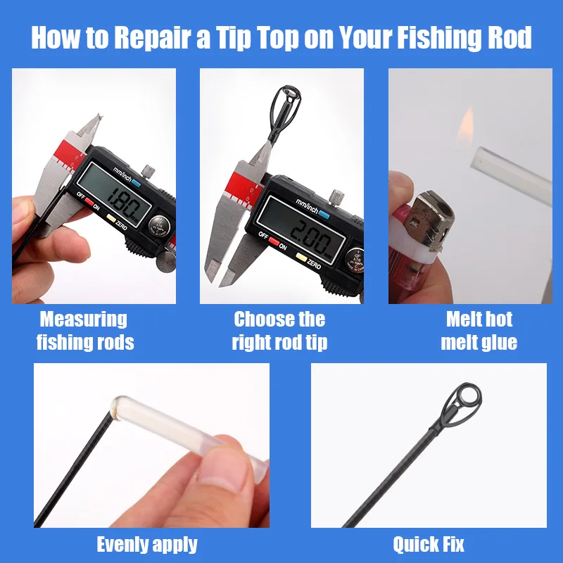 Ремкомплект для удочек из нержавеющей стали ROLL FISH