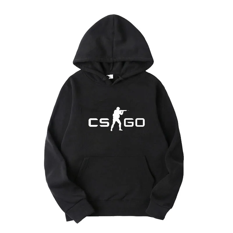 

NEW Men/Women Autumn/Winter Teenagers Fashion CSGO Printed Hoodies Long Sleeve Solid Color Sweatshirt Hooded Pullover
