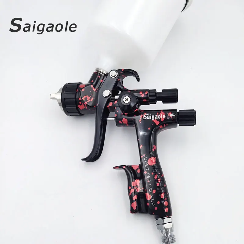 

Saigaole Camo T60 автомобильный краскопульт с акварельным покрытием, высококачественный пневматический пистолет-распылитель с высокой степенью р...