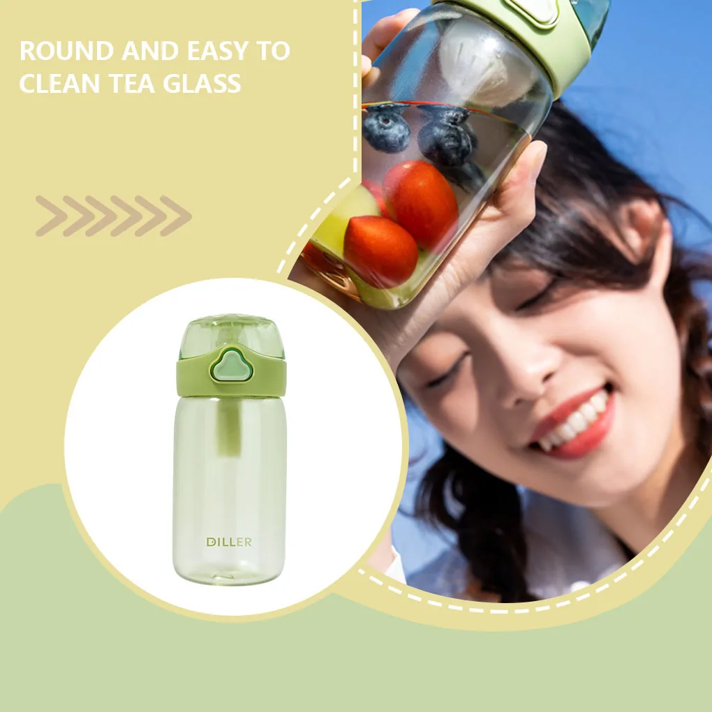 350ml Drink Cup Fitness Workout Sports Tea Mug School Office Work Road Cycling Picnic Travel Carrying Water Bottle Orange