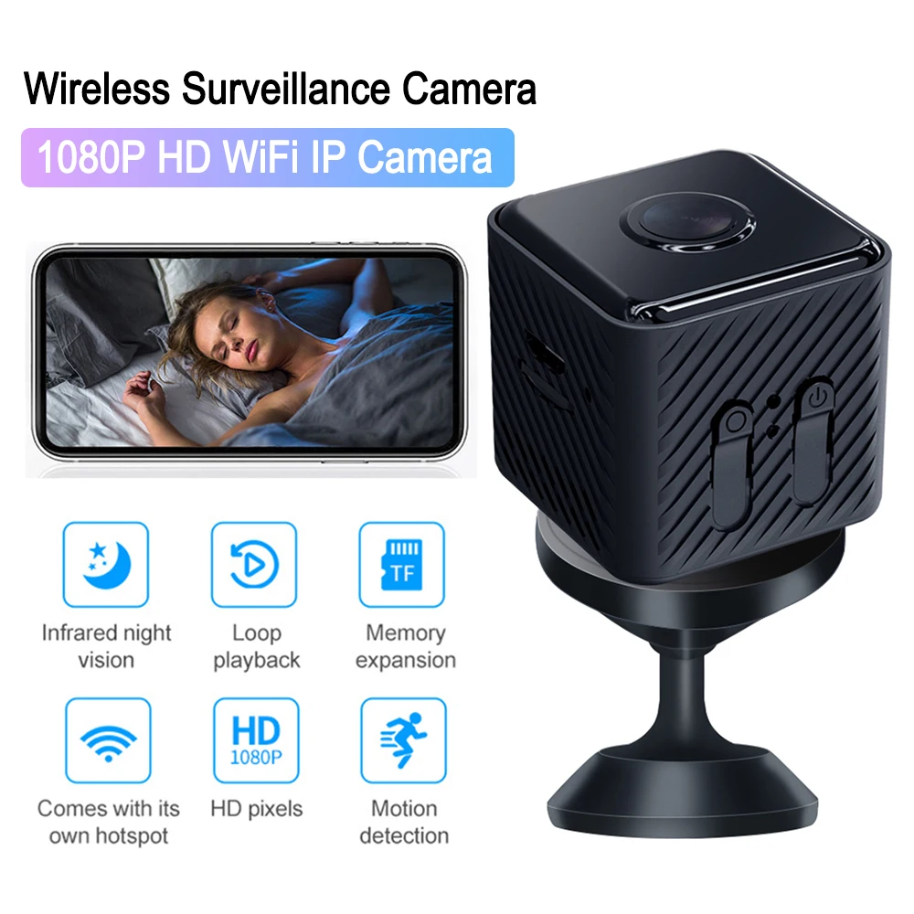 

IP-камера видеонаблюдения с ночным видением, 1080P, 1 шт.