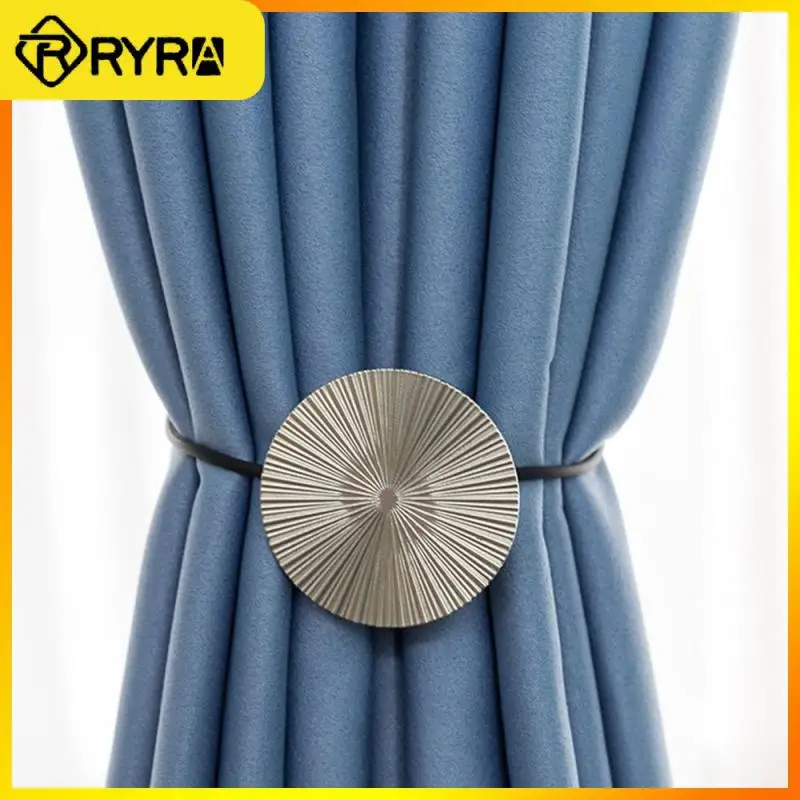 

Modern Non-perforated Curtain Binding Metal Material And Polyester Thread Braided Lace For Curtains Durable No Punching