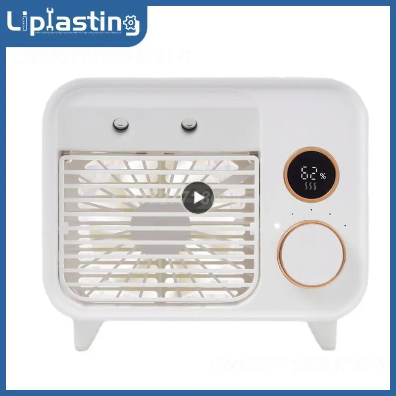 

New USB Water-cooled Small Fan Desktop Small Air Conditioner Cooling Fan Spray Humidification Air Cooler Mini Fan Office Bedroom