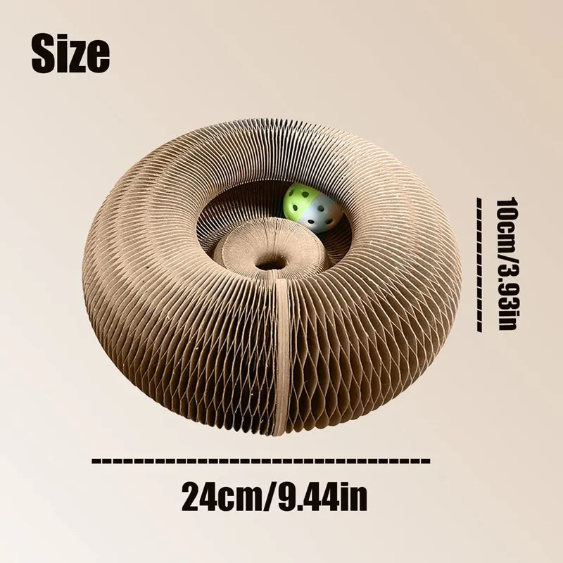 Волшебный орган Когтеточка для кошек складная Интерактивная домашних животных