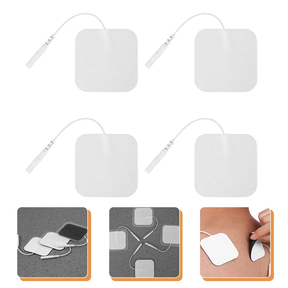 

Padselectrode Unit Replacementelectrotherapymuscleelectrodes Reusable Machine Self Electric Adhesive Pad Stimsticky Wired