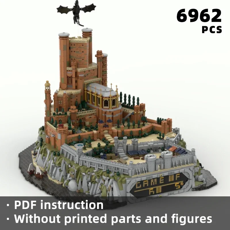 Конструктор с изображением дракона из фильма Замок