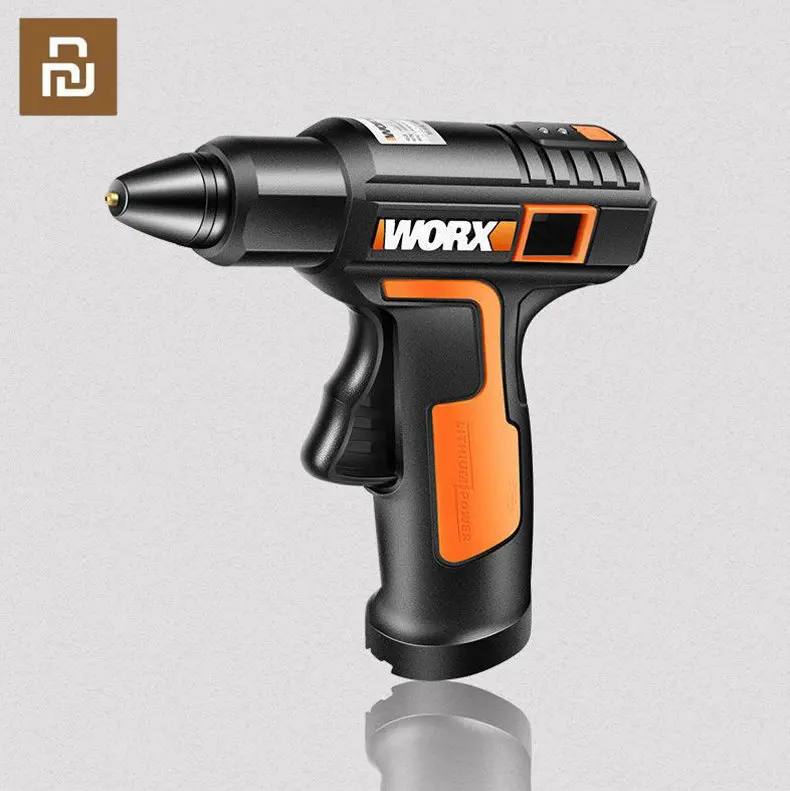 

Клеевой пистолет Youpin Worx 4 в WX890, промышленные мини-пистолеты, беспроводной термоэлектрический инструмент для ремонта с 7 мм клеевыми стержнями, инструмент «сделай сам»