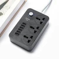 3 socket 6 usb 3 1 a charger hub quick charge multi usb charging station 2500w mobile phone desktop wall home
