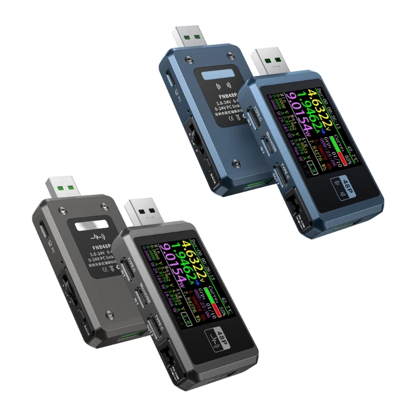 

USB-Тестер Аккумуляторов 1,77 дюйма, мультиметр, USB-детектор, тестер, вольтметр, амперметр, триггер, монитор для измерения пульсации