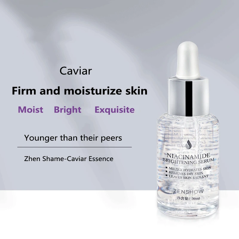 

Caviar Face Serum Hydrating Anti-aging Anti-wrinkle Essence Firming Skin Fade Fine Lines Improve Dull Lighten Facial Skin Makeup