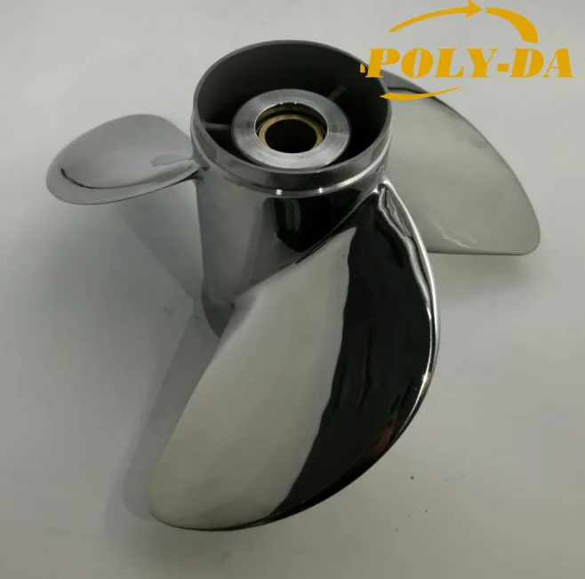 50-130HP 13X19 ПРОПЕЛЕР МОРСКОЙ Лодки ВЫХОДНОЙ ПЛАТЫ НЕРЖАВЕЮЩАЯ СТАЛЬ Для лодочного