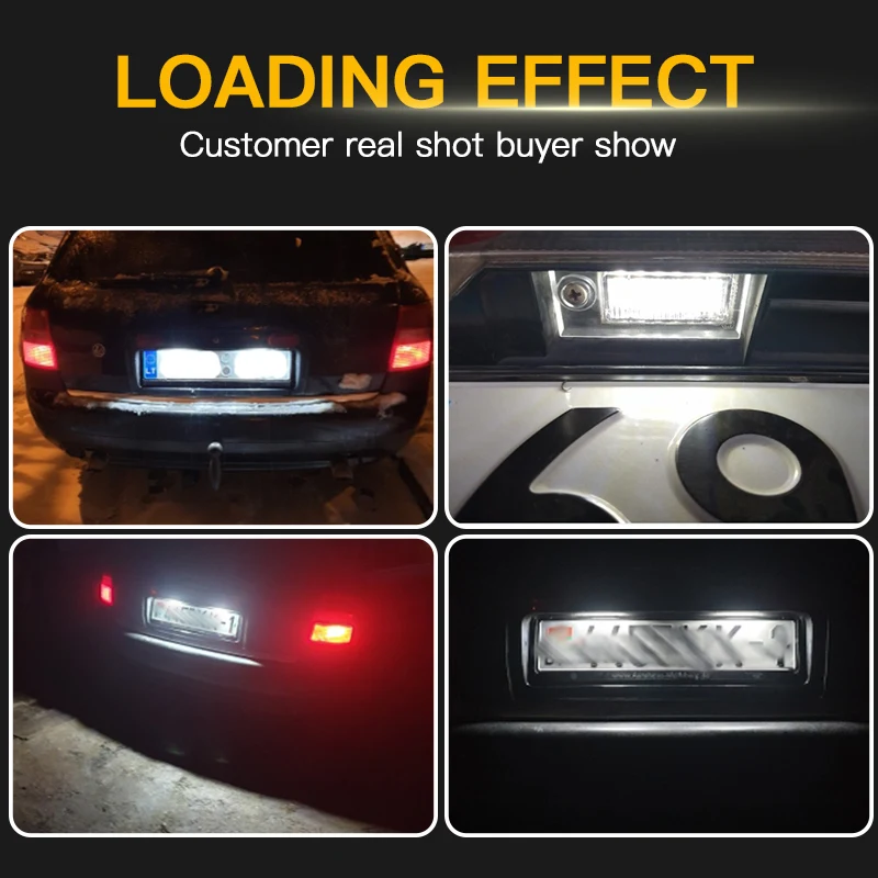 2 шт. OEM #4B9943021 для Audi A6 C5 B4 Avant Wagon 1997-2005 RS6 Plus 2003-2005 светодиодный номерной знак