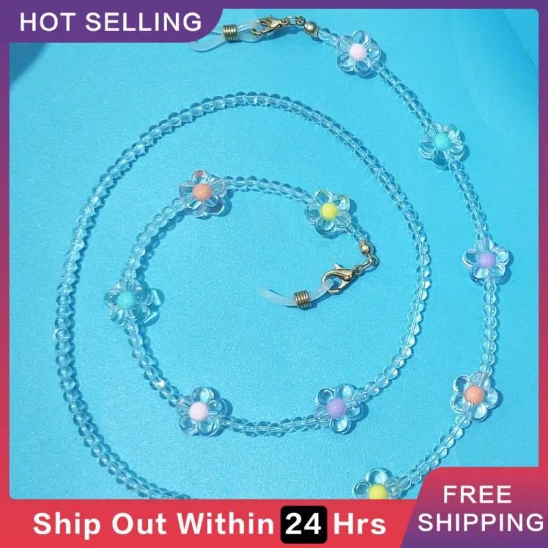 

Цепочка для очков Удобная элегантная изящная цепочка для маски для женщин цепочка с хрустальными бусинами модный трендовый держатель для маски функциональный