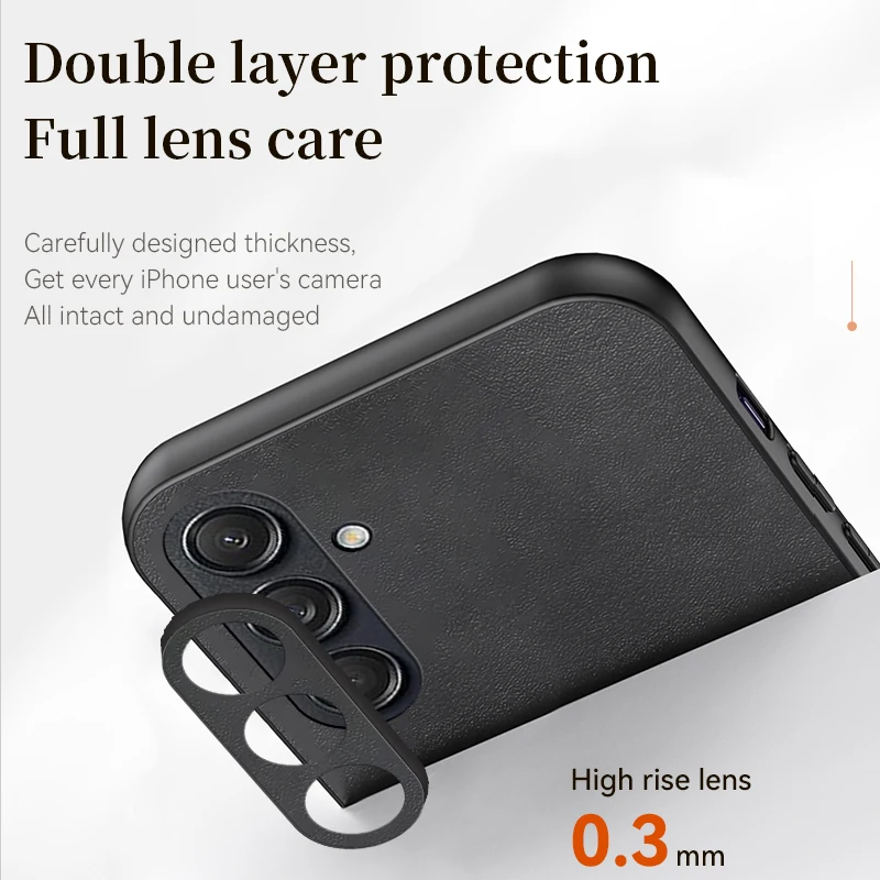 Кожаный чехол для Samsung Galaxy M15 силиконовый защитный телефона с полной камерой и