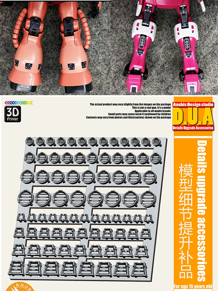 

Подробные модификационные добавки Gundam, встроенный мини-носик DUA089