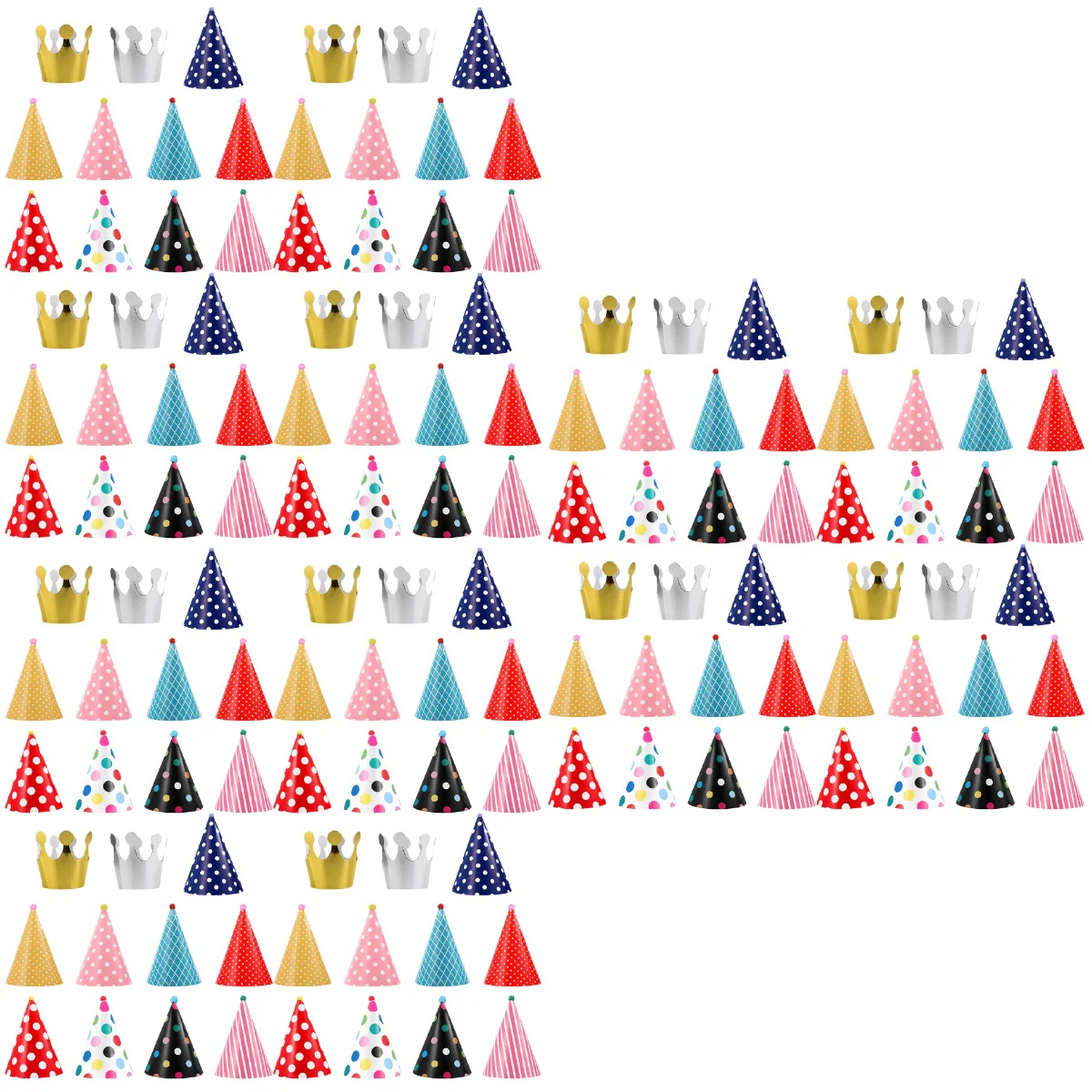 

Birthday Hat Cone Party Paper Cap Cat Hats Dog Headband Pet Pom Kids Cartoon 1St Polka Dot First Capsfavors Monthly Chic Baby