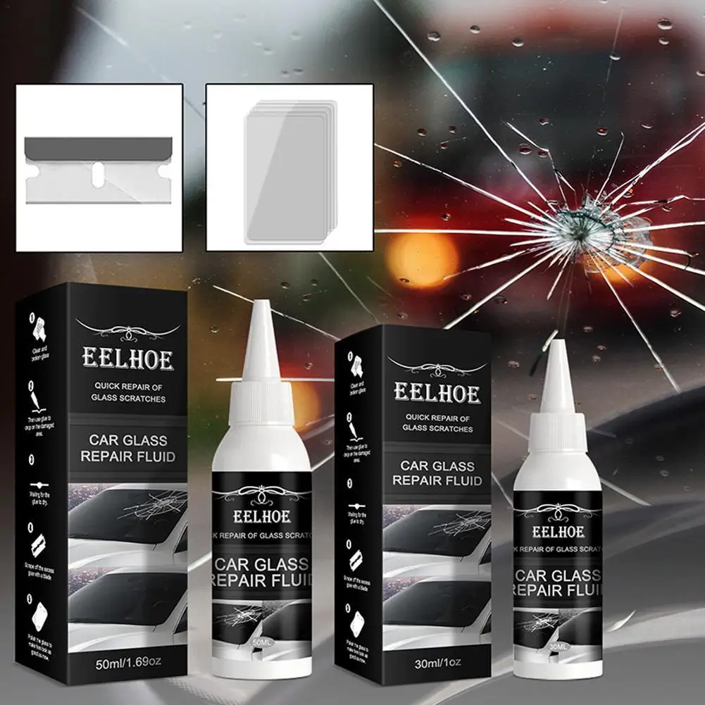 

Glue For Car Glass Car Windshield Repair Curing Glue Car Window Cracked Glass Repair Tool Auto Glass Scratch Repair Kit