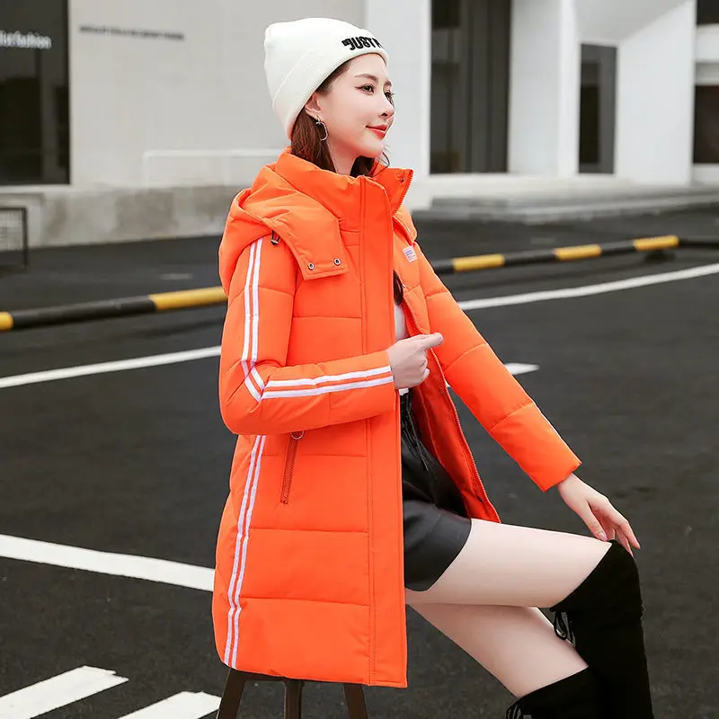 Winter Women's Cold Coat Parkas Jackets Super Hot Coats Hooded Long Cotton Padded Jacket Oversize Womens Winter Clothing Fashion