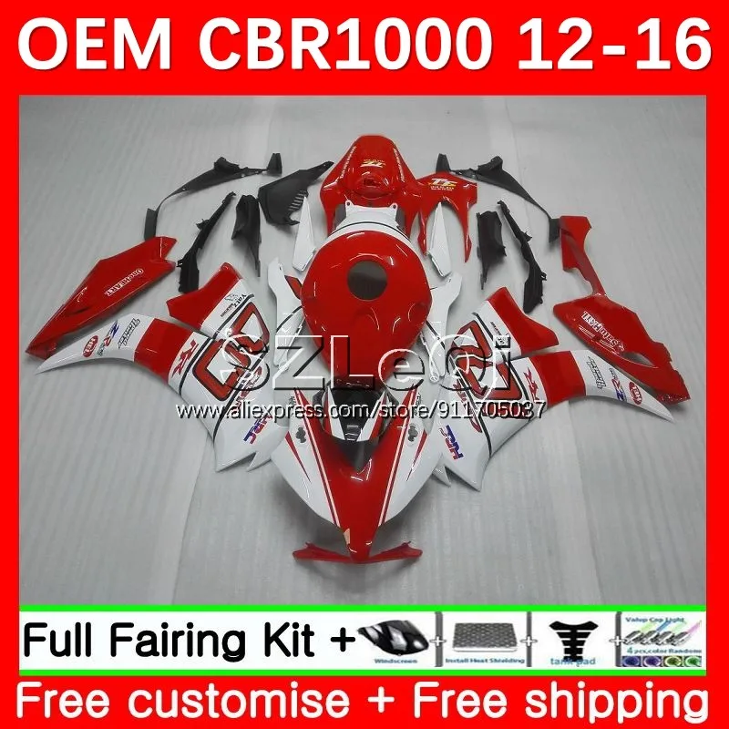

Бело-красный инъекционный обтекатель для HONDA CBR1000 CBR 1000 RR CC CBR1000RR 12 13 14 15 16 1000RR 2012 2013 2014 2015 2016 52LQ.4