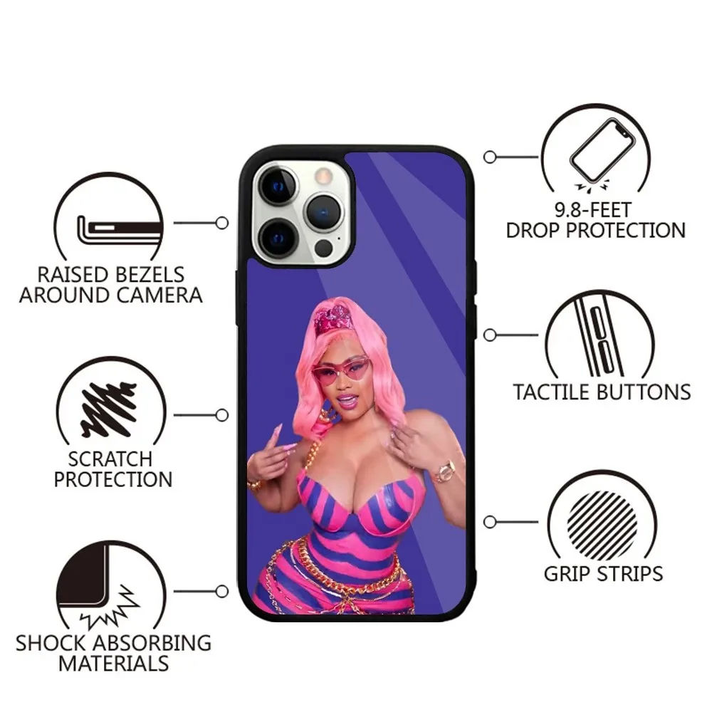 N-Nicki M-Minaj чехол для телефона iPhone 15 14 13 12 11 Plus Pro Max Mini Magsafe Магнитная Беспроводная