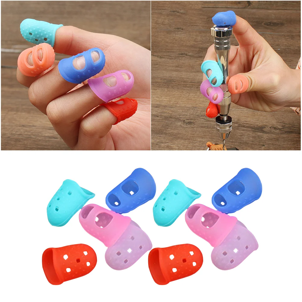 

10pcs Guitar Picks Guitar Thumb Picks Thumb Finger Guitar Picks Guitar Finger Covers Colorful Fingerpicks