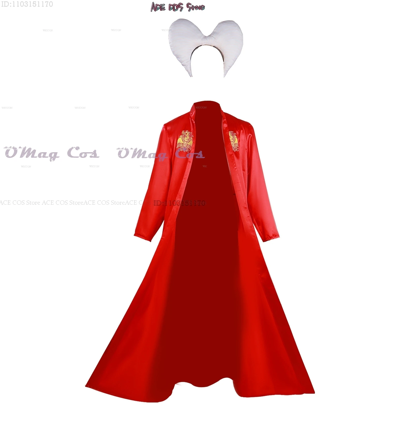 Костюм вампира Дракула Брэма Стокера красный костюм на Хэллоуин Рождественскую