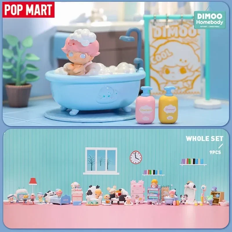 Фото POP MART Dimoo Home Body Series Prop Series Оригинальная таинственная коробка-сюрприз (Blind Box) с игрушками, куклами, милыми аниме-фигурками для рабочего стола №1
