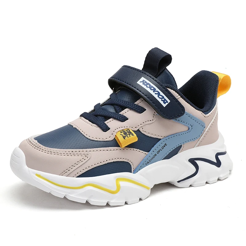 

Spring and Autumn Brand Children's Sports Double-net Breathable Portable Soft-soled New School Shoes for Boys