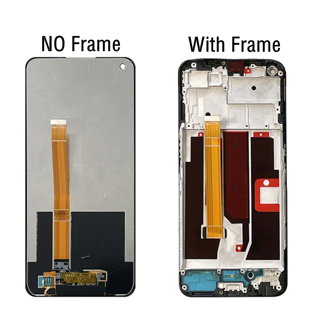 Фото 6,5-дюймовый IPS ЖК-дисплей для OPPO A74 5G CPH2197 CPH2263, ЖК-дисплей, дигитайзер сенсорного экрана в сборе, замена для OPPO A74 5G LCD №2