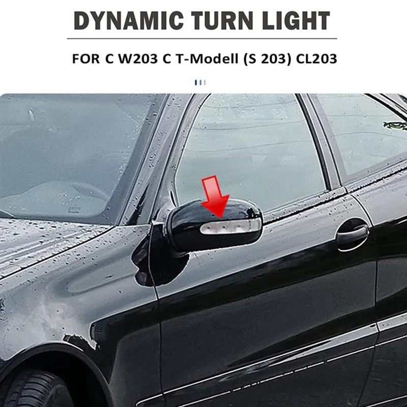 

1 пара, зеркальные аксессуары для Mercedes W203 S203 CL203