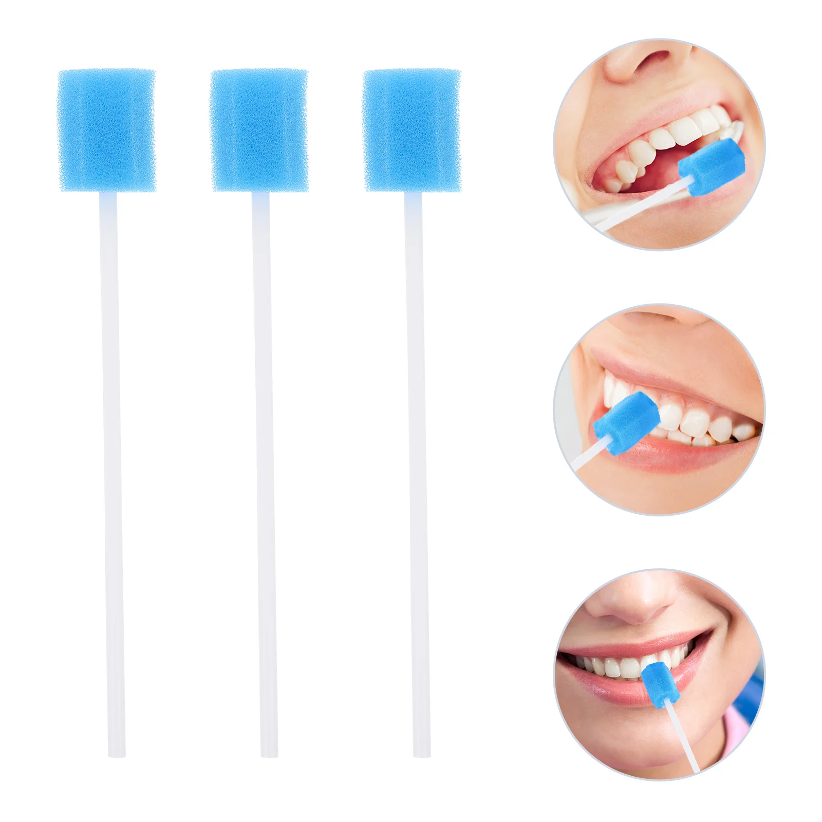 

Swabs Oral Mouth Sponge Care Cleaning Disposable Swab Stick Sponges Swabsticks Unflavored Tooth Cavity Sterile Foam A Wrapped