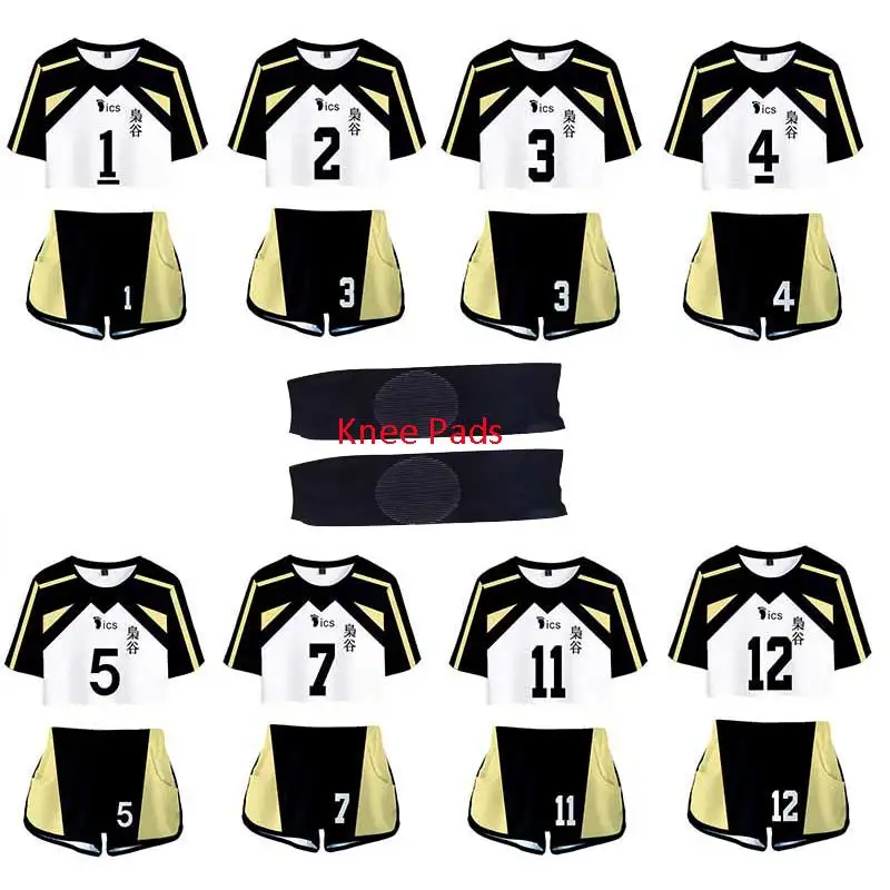 

Women Haikyuu Cosplay Costume Hinata Shouyou Schweiden Adlers Jersey Karasuno Koukou High School Volleyball Club Clothes