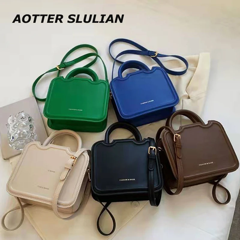 

New Casual Thred Zipper Handbag Shoulder Diagonal Crossbody Bag For Women Simple Messenger Purse Tote Female Designer Handle Bag