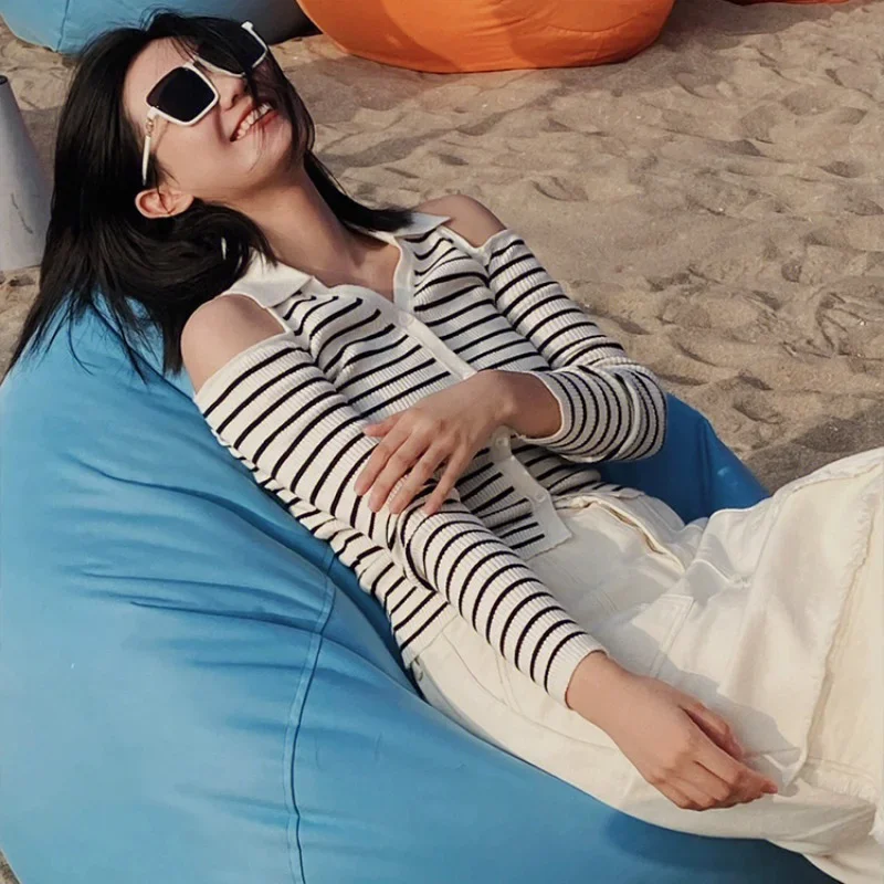 Мебель для гостиной WZ50SF Одиночный диван-мешок с татами пуфы ленивый балкон