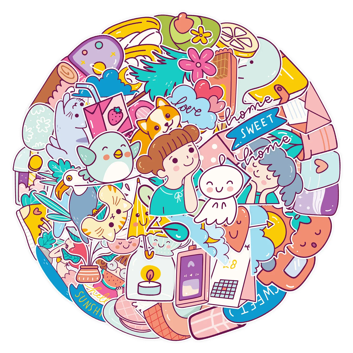 

10/30/50 шт., водонепроницаемые наклейки для скейтборда