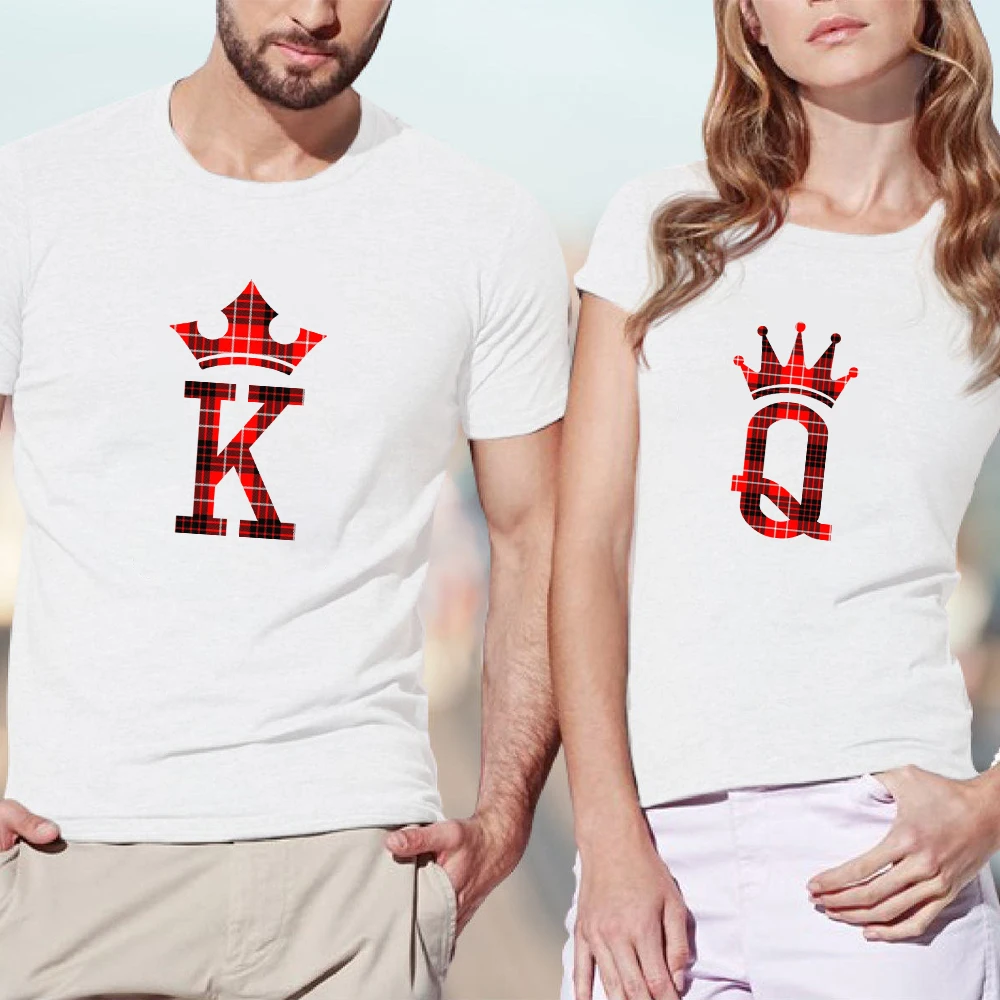 

Парная летняя свободная футболка с коротким рукавом и круглым вырезом