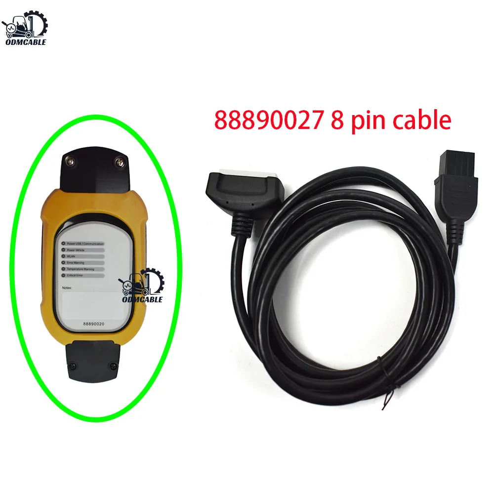 

obd automotive 88890027 8 pin diagnostic cable for volvo vcads interface 88890020 volvo 88890180 truck diagnostic scanner