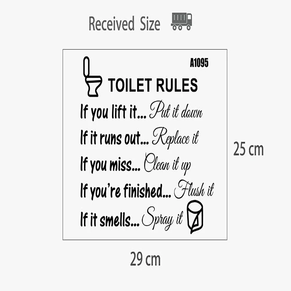 Креативные наклейки на унитаз фраза раньше водонепроницаемые из ПВХ рулон