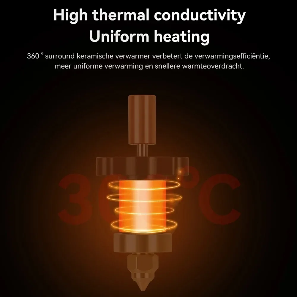 Для Creality Ender 3 V3 KE комплект керамической нагревательной головки Hotend керамический