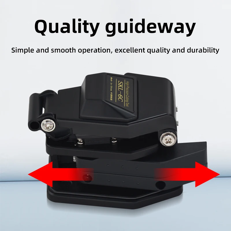 Fiber Cleaver SKL-6C Cable Cutting Knife FTTH Fiber Optic Knife Tools Cutter High Precision Cleaver 16 Point Blade