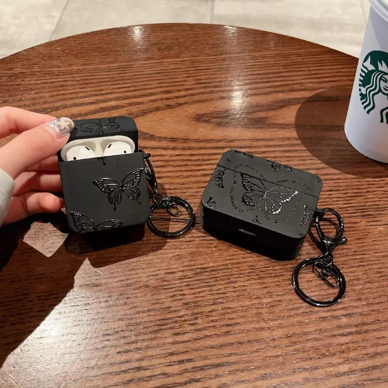 Защитный чехол с бабочкой для Airpods 1/2/3/pro