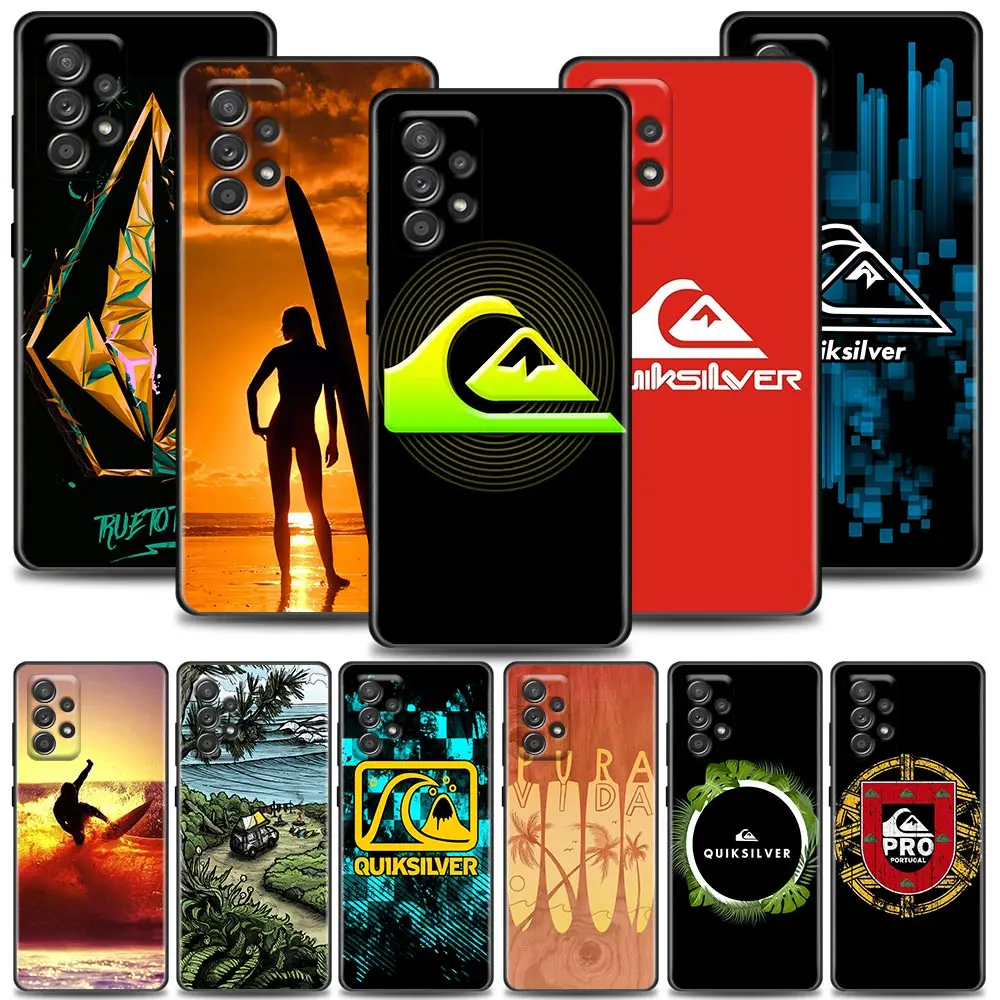 

Funda Case for Samsung A73 A53 A33 A23 A52 A72 A22 A32 A12 A42 A71 A51 A91 A41 A31 A21S 4G 5G Case Coque Surfboard Quiksilver