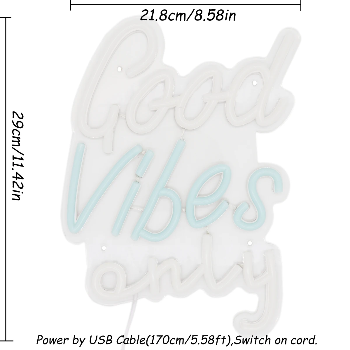 Рисунок 2 - крутая надпись «Good Vibes»