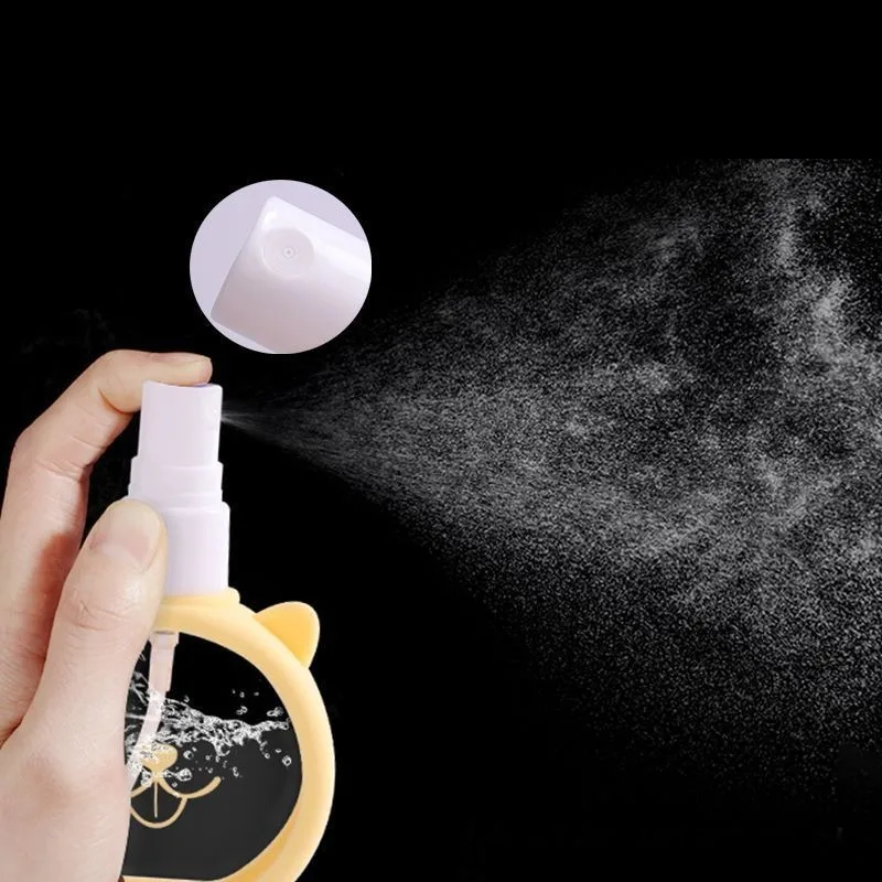 1 шт. мультяшный силиконовый распылитель дорожный портативный пресс прозрачный