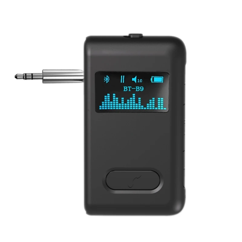 

Car Speaker Transmitter Bluetooth-compatible 5.0 Receiver LCD Display Screen 3.5mm AUX RCA Stereo Music Wireless -Auido Dropship