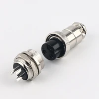 1 set aviation socket plug gx20 nut type electrical connector wire panel connectors 2345678910121415 pin male female