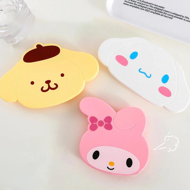 

Anime Sanrio Ice Cube Mold Silicone Melody Cinnamoroll Pompompurin Cartoon Ice Cube Tray Maker Food Grade Reusable Mould